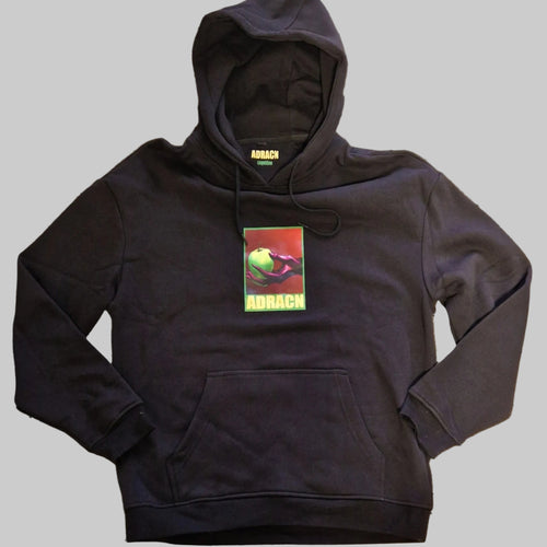 "Adracn Cognition locker sitzender Hoodie in Schwarz 