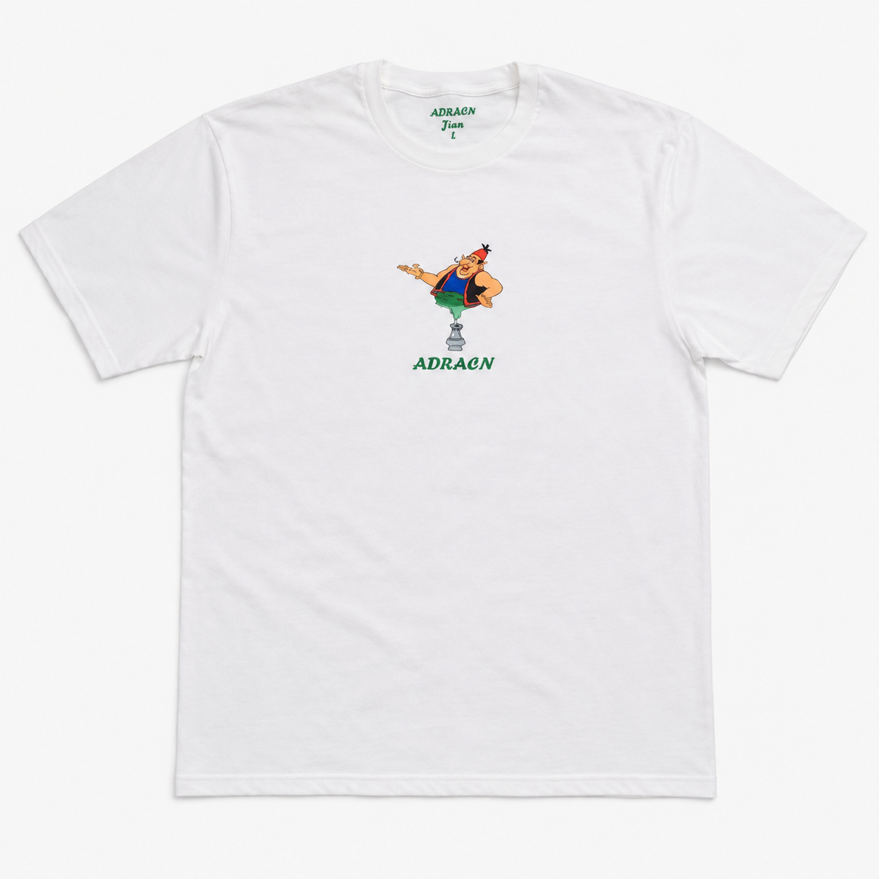 adracn Jinn T-Shirt Weiss, regular fit