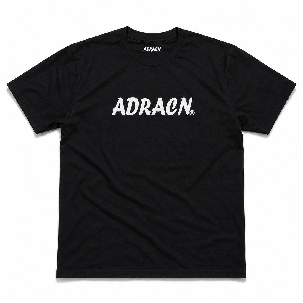 Angebot..."Adracn Logo Shirt Dry Fit Schwarz | Streetwear T-Shirt"